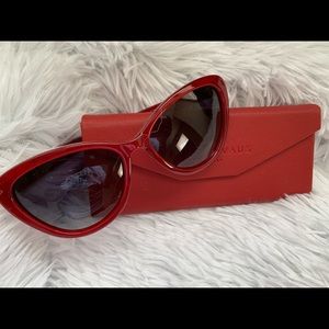 Prive Revaux Red Polarized Sunglasses